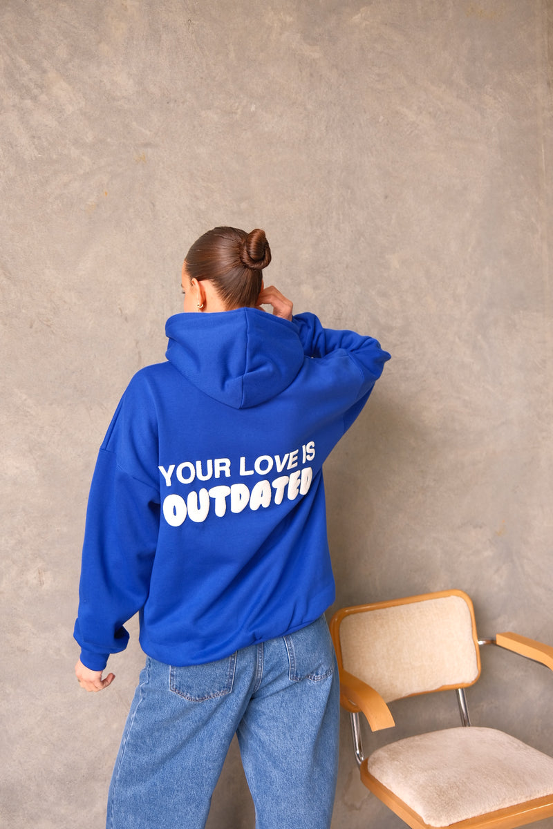 Royal blue hoodie â Outdated Co