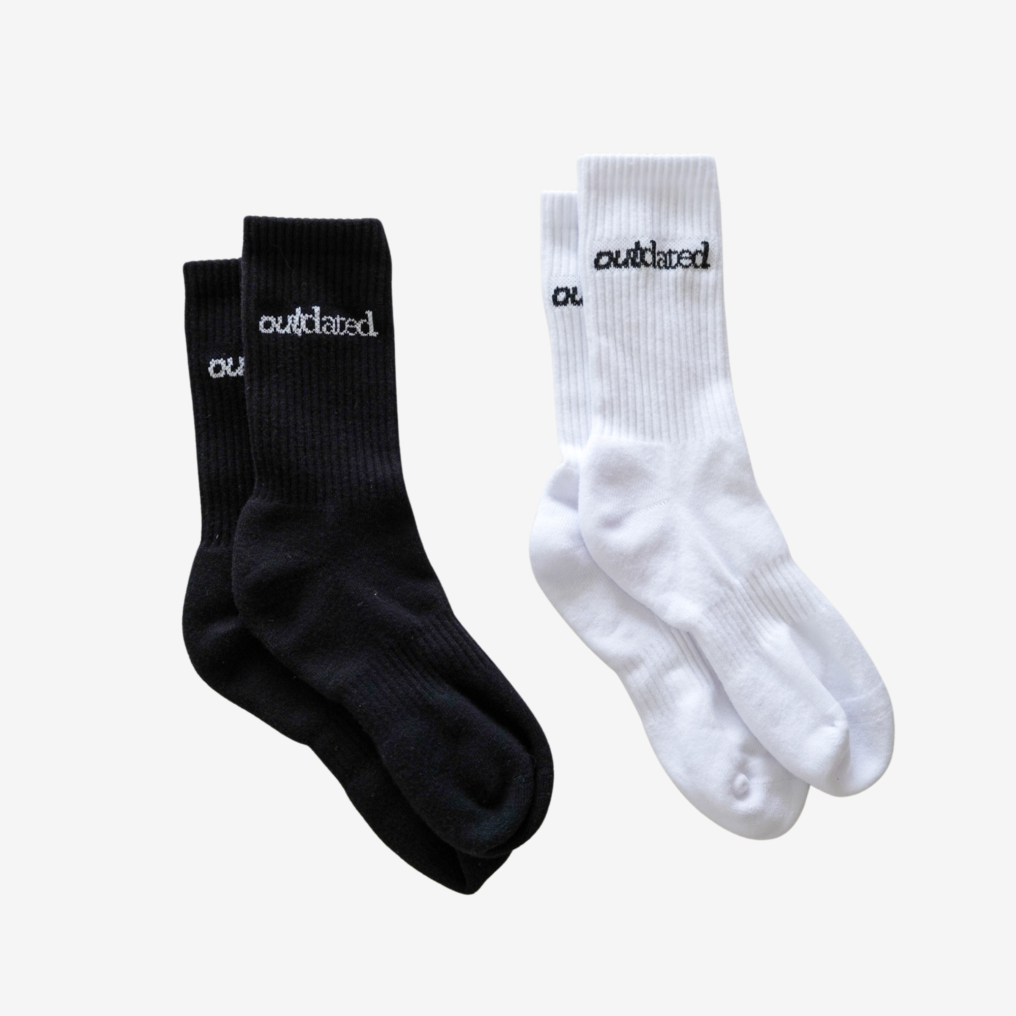 Outdated Side Logo Sock 2 Pack Mix