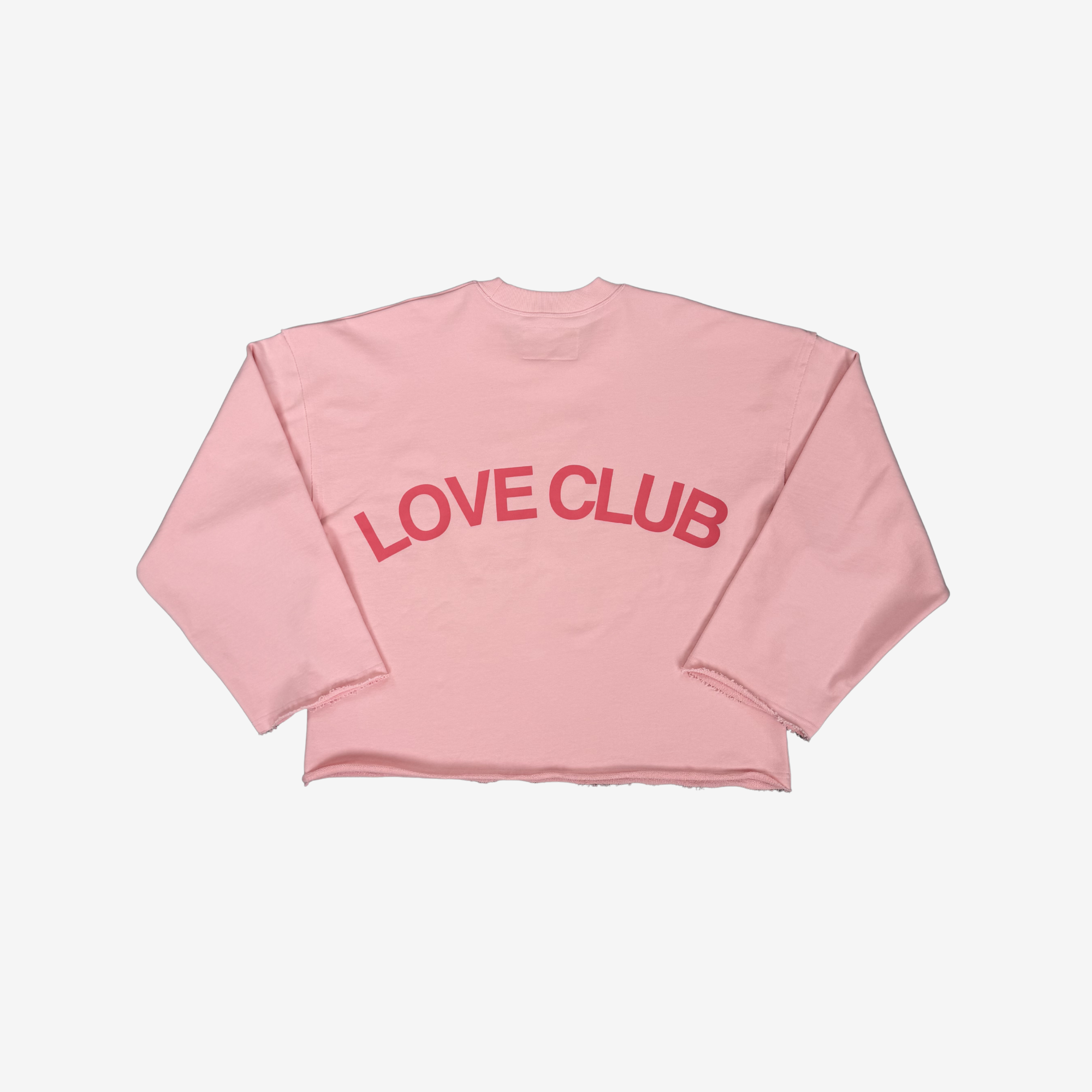 Distressed Crew Pink