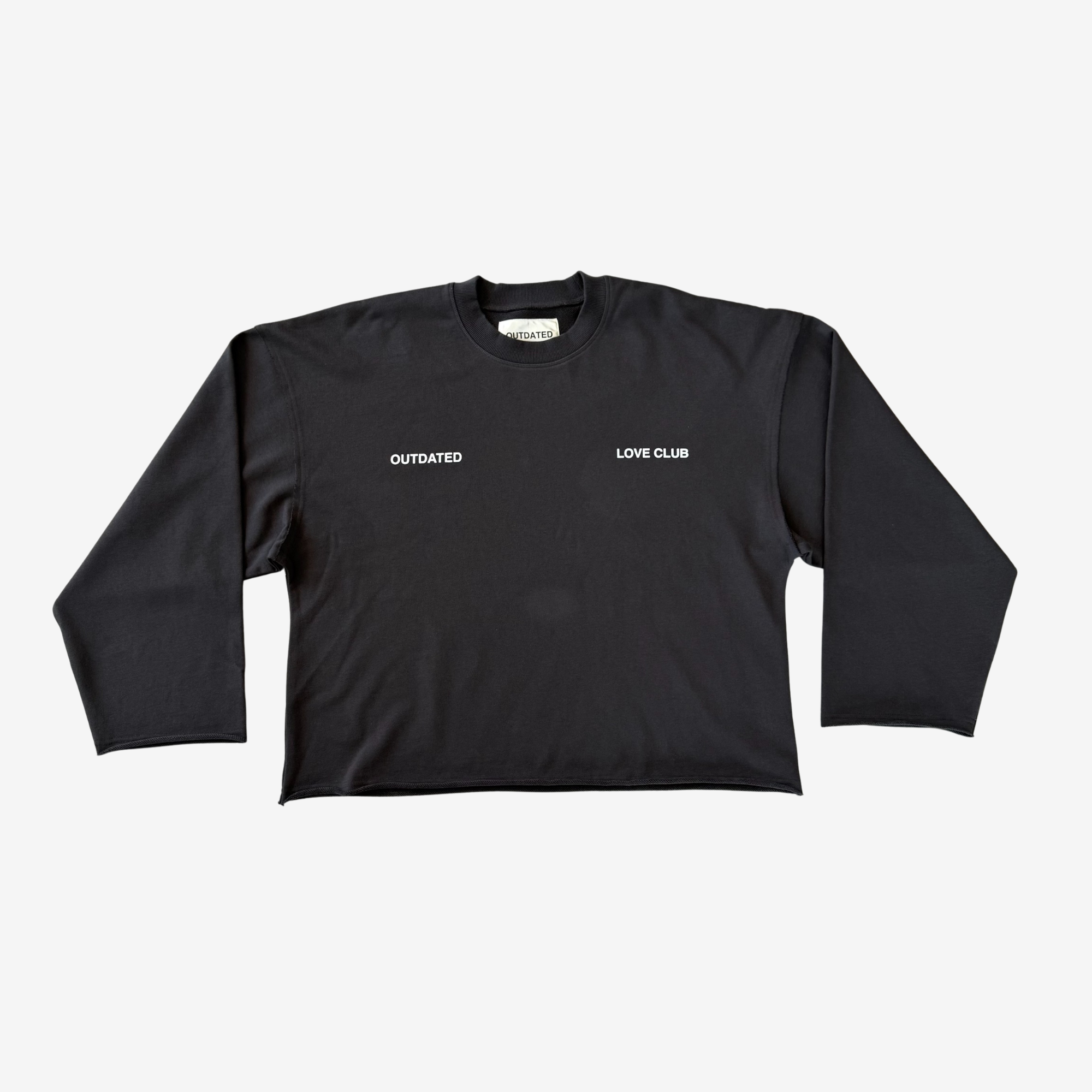 Distressed Crew Vintage Black