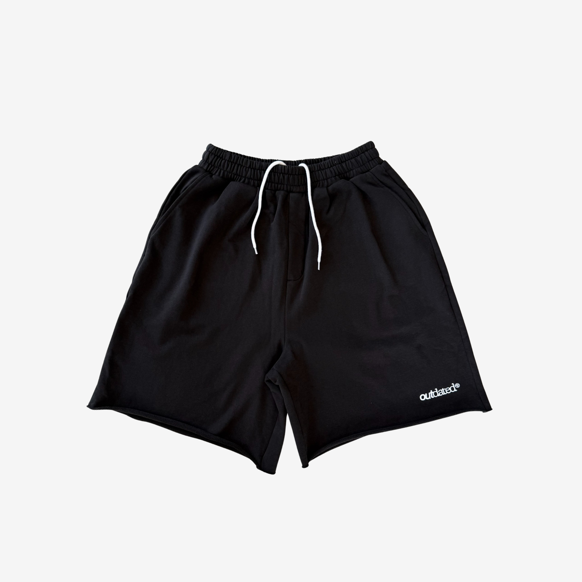 Distressed Short Black