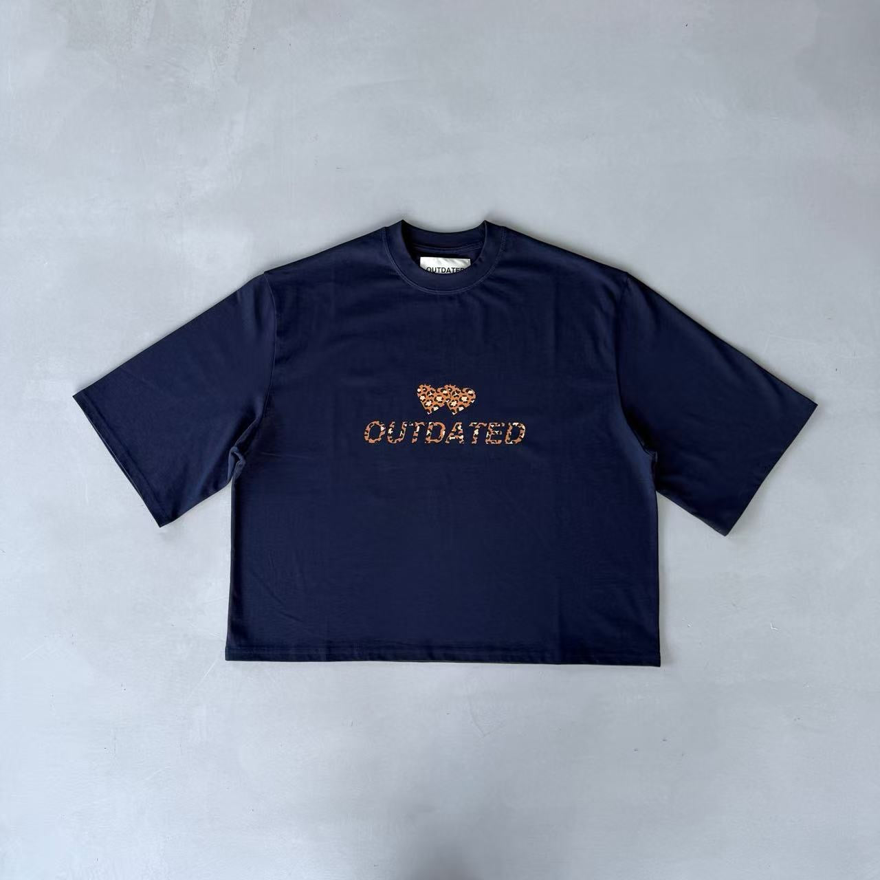 Cheetah Tee Navy